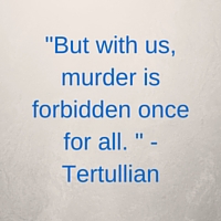 Tertullian on murder