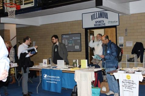 CL table at Life/Peace/Justice Conference